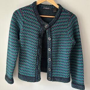 Liz Claiborne Sweater Cardigan Chunky